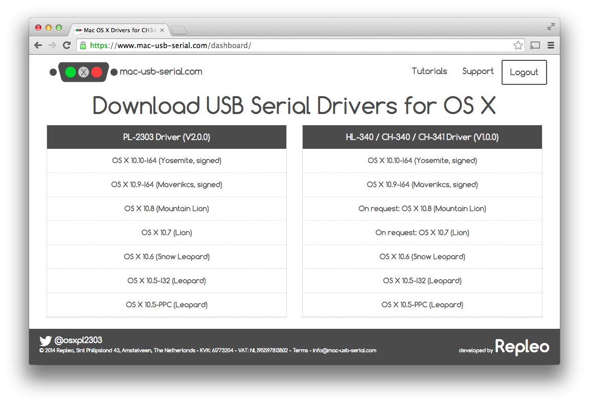 Download usb to serial driver mac download